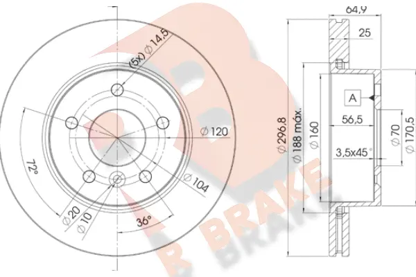 Brake Disc (78RBD22817)
