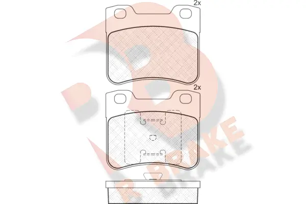 Brake Pad Set, disc brake (RB1150)