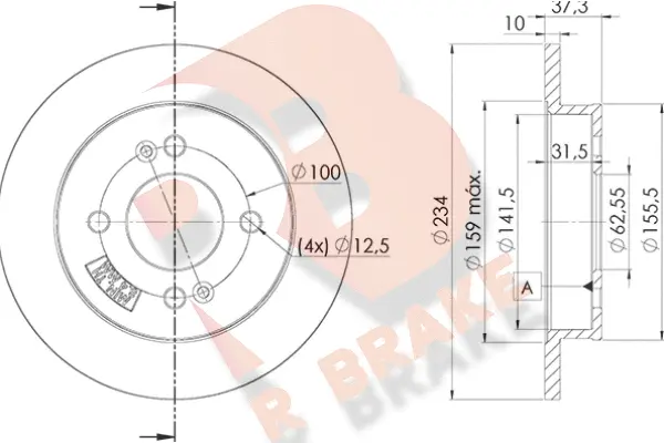 Brake Disc (78RBD27520)