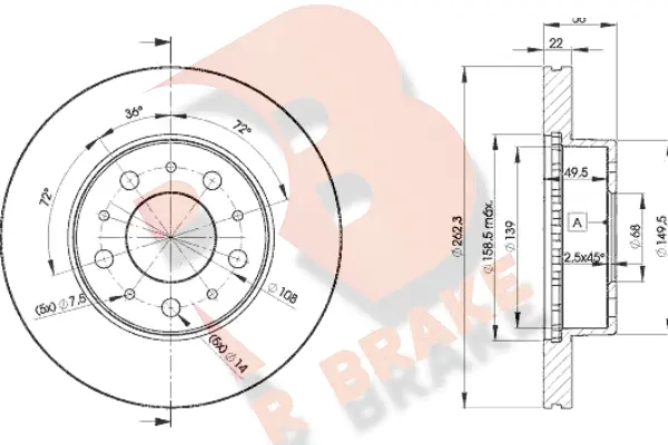 Brake Disc (78RBD29063)