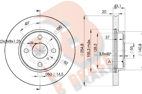 Brake Disc (78RBD22040)