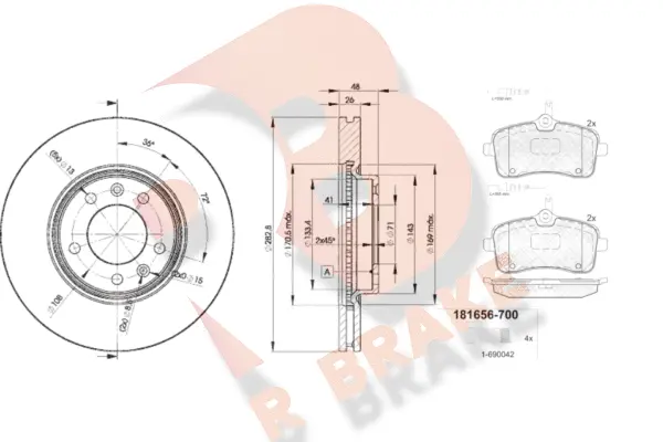 Brake Kit, disc brake (3R16564685)