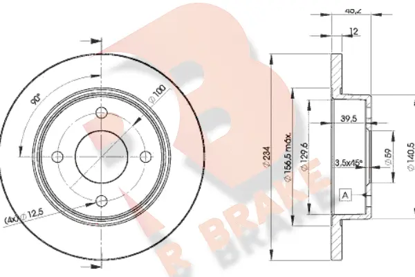 Brake Disc (78RBD25001)