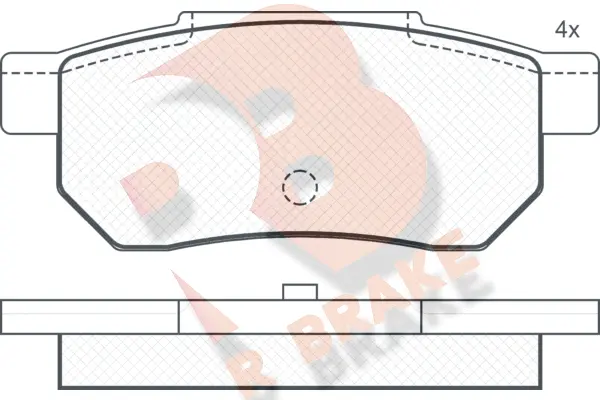 Brake Pad Set, disc brake (RB0751)
