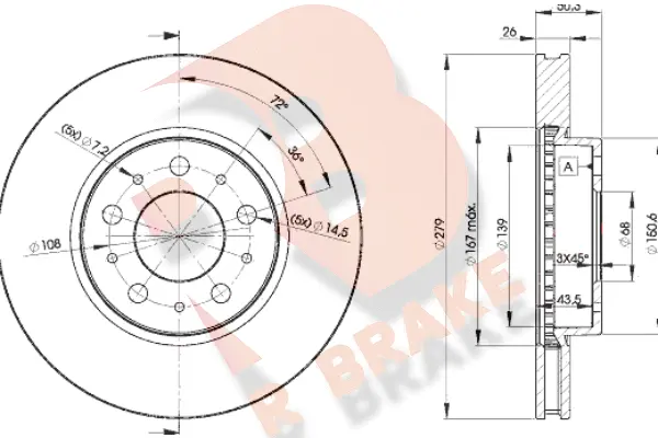 Brake Disc (78RBD21788)
