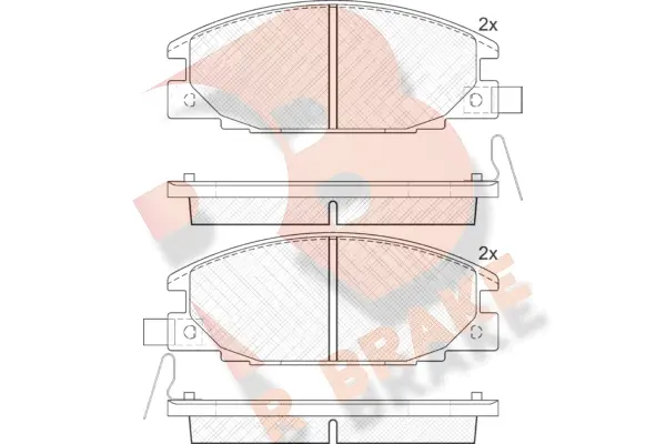 Brake Pad Set, disc brake (RB0854)
