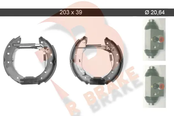 Brake Shoe Set (79RBKT0066)