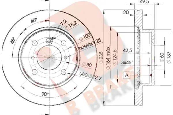 Brake Disc (78RBD26101)