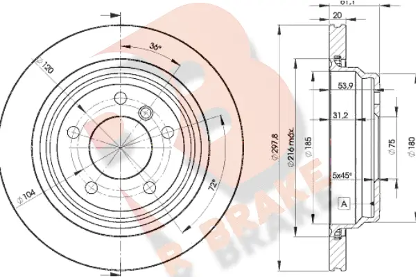 Brake Disc (78RBD23153)