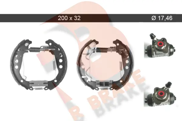 Brake Shoe Set (79RBKT0093)