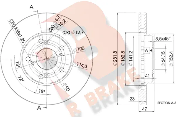 Brake Disc (78RBD21257)