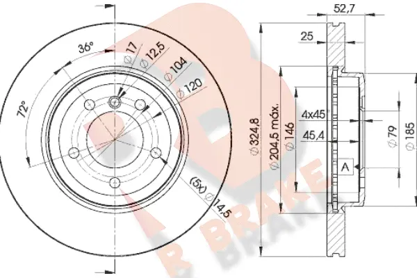 Brake Disc (78RBD26071)