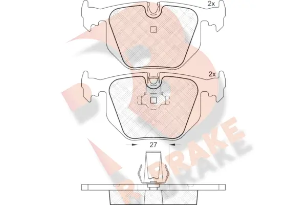 Brake Pad Set, disc brake (RB1552)