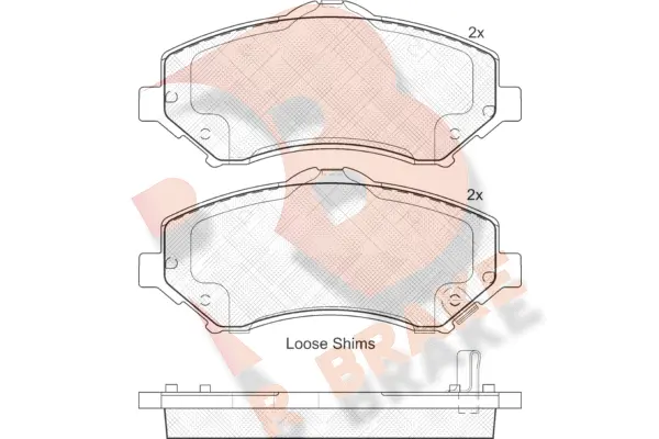Brake Pad Set, disc brake (RB1908-201)
