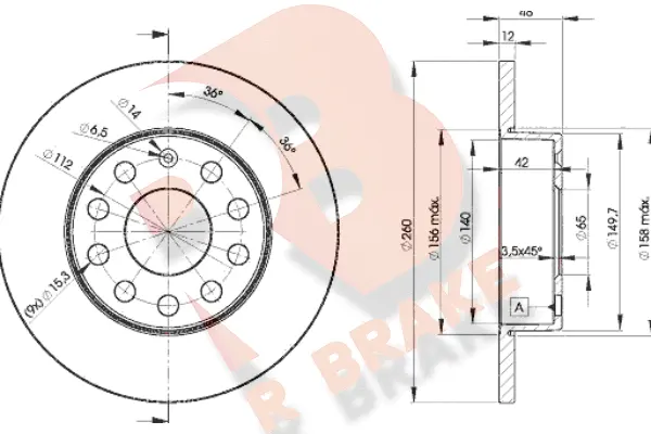 Brake Disc (78RBD25310)