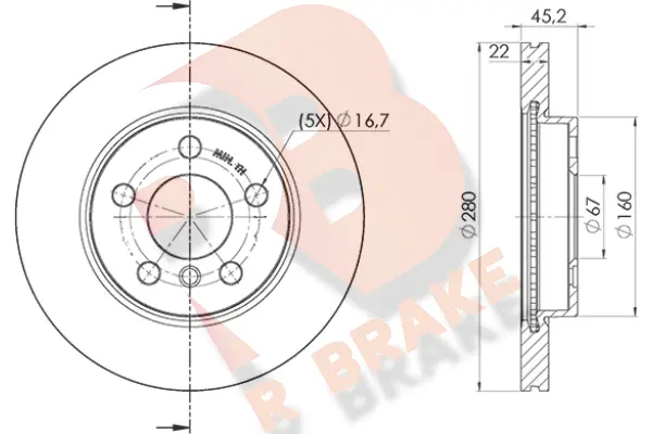 Brake Disc (78RBD20039)