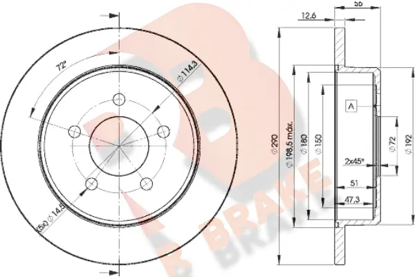 Brake Disc (78RBD21023)