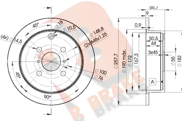 Brake Disc (78RBD22251)