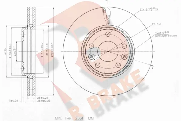 Brake Disc (78RBD24668)