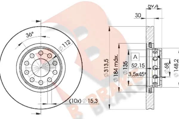 Brake Disc (78RBD28015)