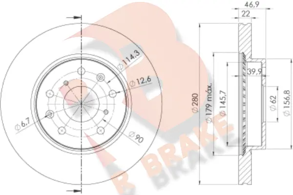 Brake Disc (78RBD26041)