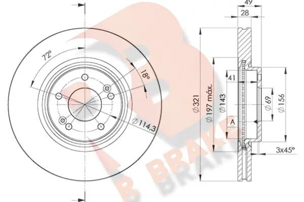 Brake Disc (78RBD24051)