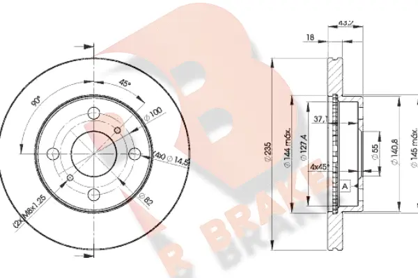 Brake Disc (78RBD22020)