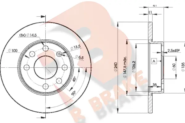 Brake Disc (78RBD29020)