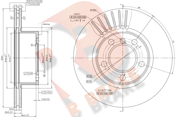 Brake Disc (78RBD24666)