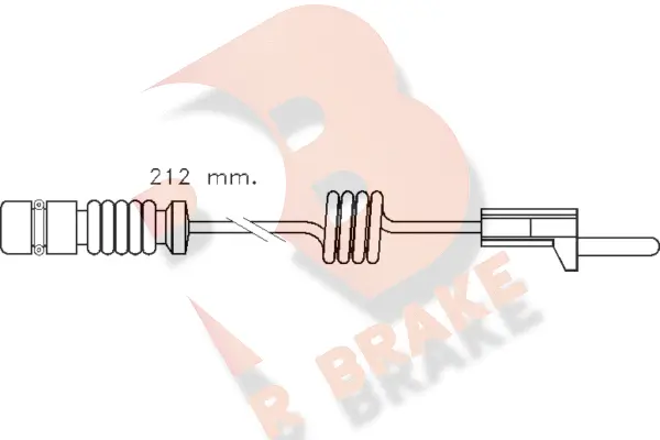 Warning Contact, brake pad wear (610259RB)