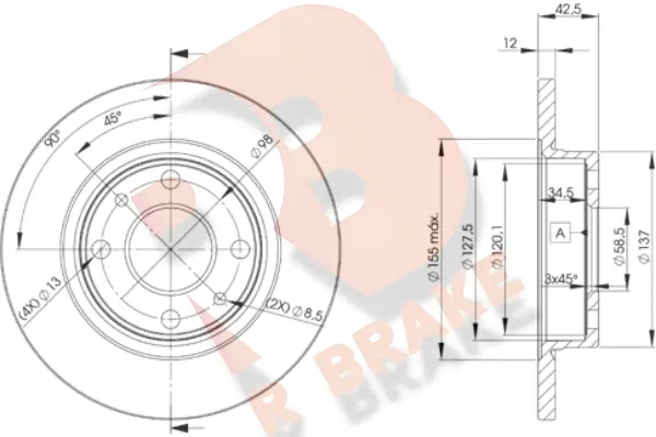 Brake Disc (78RBD21071)