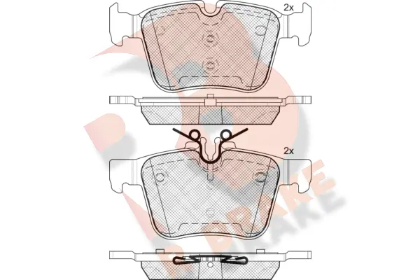 Brake Pad Set, disc brake (RB2214)