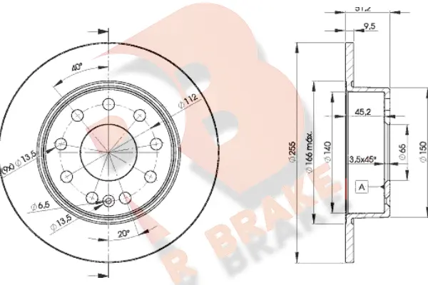 Brake Disc (78RBD25616)