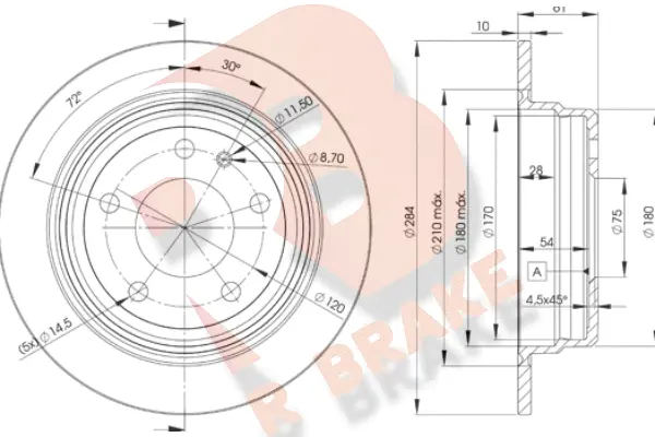 Brake Disc (78RBD21387)