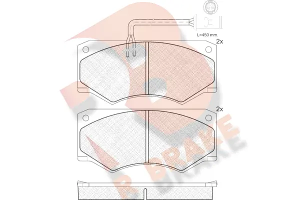 Brake Pad Set, disc brake (RB0904)