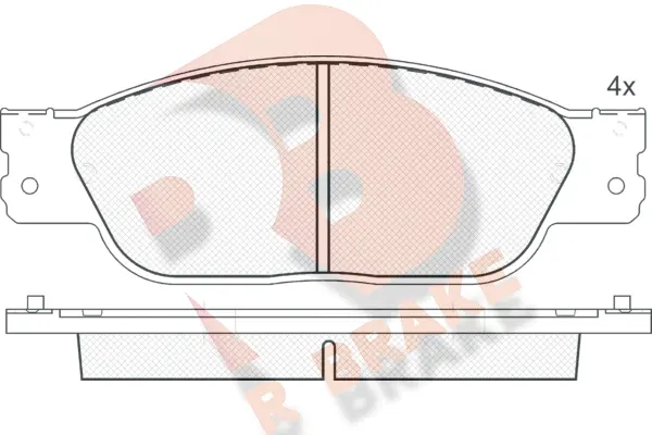 Brake Pad Set, disc brake (RB1545)