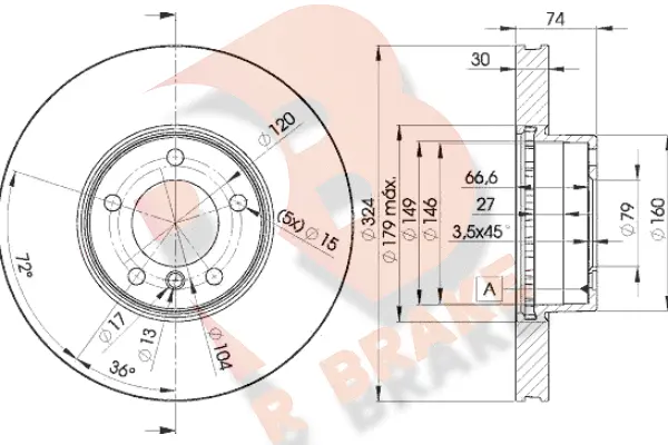 Brake Disc (78RBD25859)