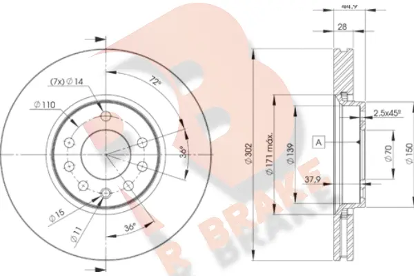 Brake Disc (78RBD29004)