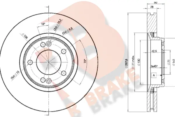 Brake Disc (78RBD27814)
