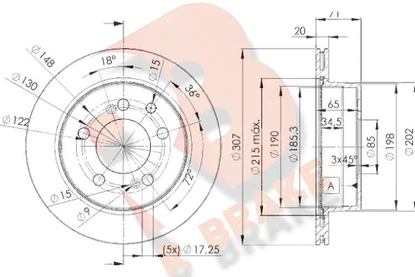 Brake Disc (78RBD28675)