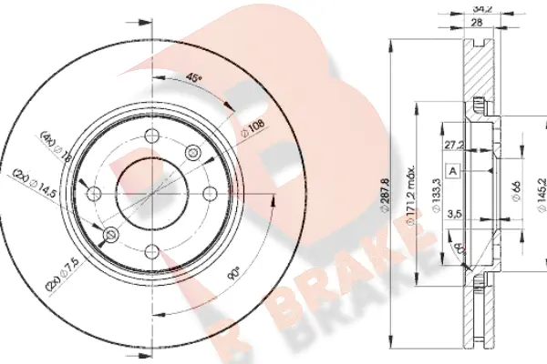 Brake Disc (78RBD24753)