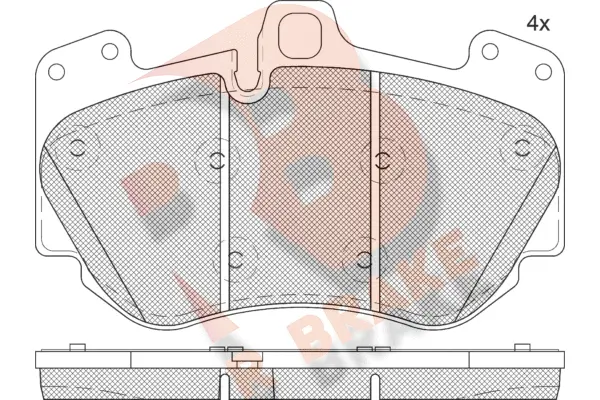 Brake Pad Set, disc brake (RB2349)