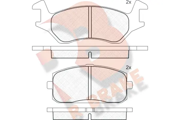Brake Pad Set, disc brake (RB0294)