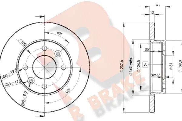 Brake Disc (78RBD24705)