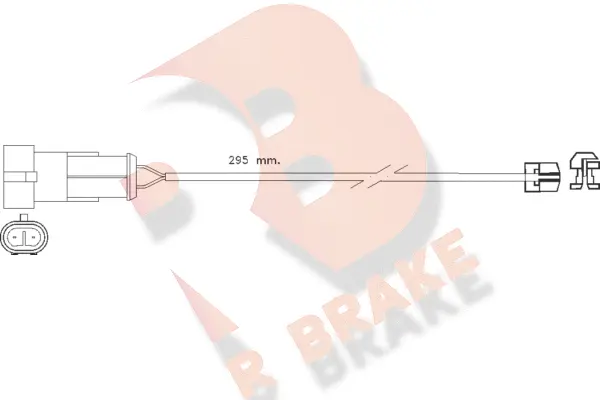 Warning Contact, brake pad wear (610256RB)