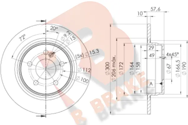 Brake Disc (78RBD26474)