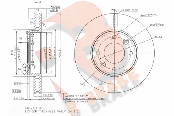 Brake Disc (78RBD20021)