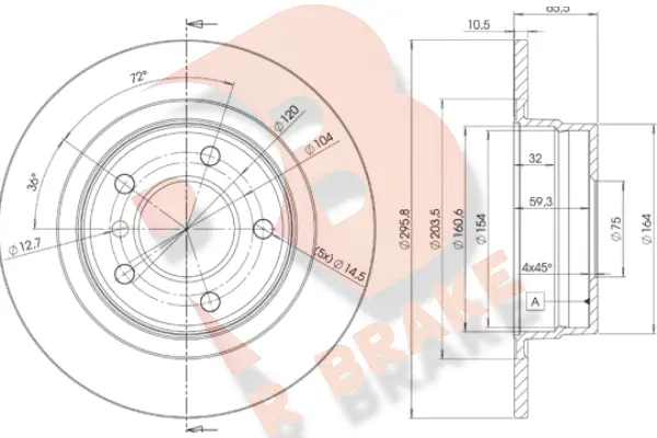 Brake Disc (78RBD21725)