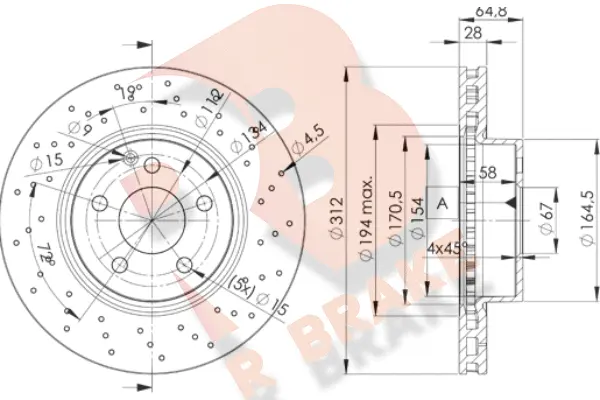 Brake Disc (78RBD20417)