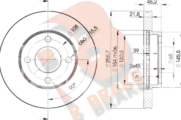 Brake Disc (78RBD23633)